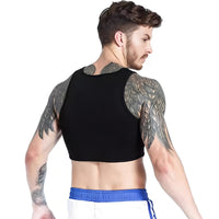 Men's Chest Protection Vest for Basketball, Football, Dumbbell Training, Hiking, Cycling, and Sliding Sports