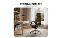 Ergonomic Design Highspine managerial Chair Adjustable Height Office Furniture Padded Armrests Task Seat effortless Rolling Casters for Study Room