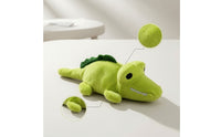 Electronic Cat Toy Automatic Crocodile Cat Toy Obstacle-Avoiding Rechargeable for Cats