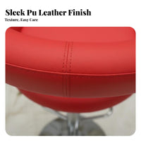 Adjustable Swivel Stool Stable Wide Base Adjustable loopBack Stool for Kitchen