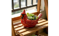 Resin Bird Planter Decorative Bird Cactus Planter Tabletop Display