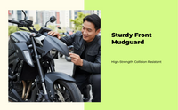 UY125T-A mudguard, rustproof plastic
