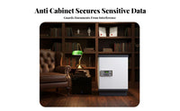 Anti Cabinet Combination Lock Information Security Cabinet Large Capacity Multi-Drawer Media for Archivists, Archive Room, Home, Closet