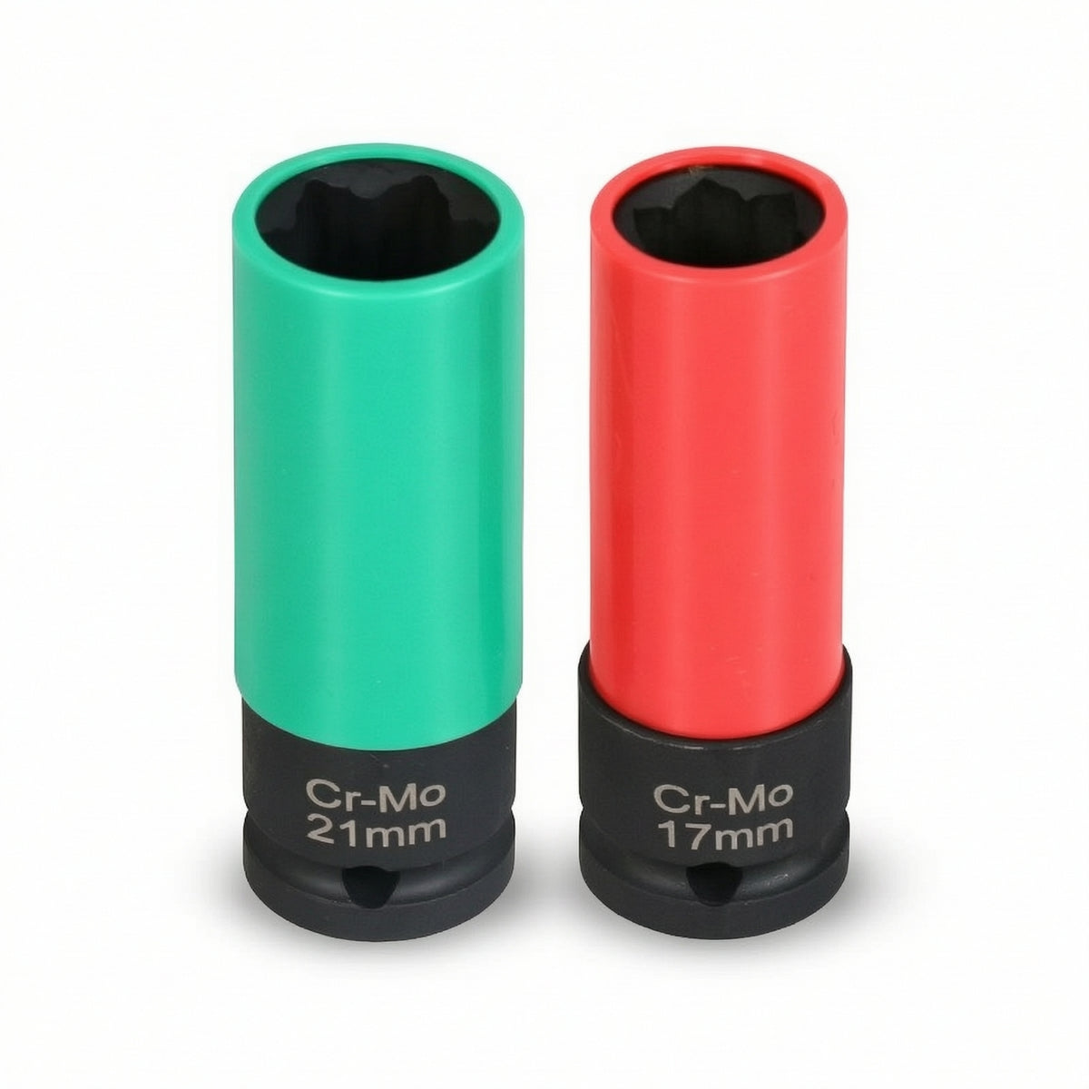 2 Pieces Safeguarding Anti-Theft Socket with Plastic Sleeve Hex-Shaped Wheel Lock Socket Rust-Proof Wheel Security Lug Nut Remover Set Compact for Mechanics