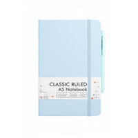 Writing Notebook Ribbon Bookmarks Lined Journal with Inner Pocket