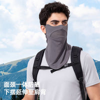 夏日防晒面罩骑行遮阳面巾防紫外线开口透气口罩护脸护颈脸罩