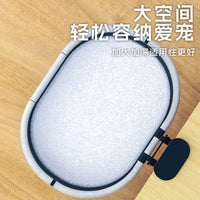 Desktop Cat Bed with Anti-Slip Clip, Suspended Design, Large Space Comfortable Sleeping Pad for Medium Cats