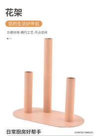 厂家批发婚庆道具不锈钢花架宴会花器桌面花器餐台插花架喷漆花架
