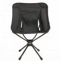 360 Swivel Camping Chair Metal Frame Compact Travel Chair Four-Leg Base