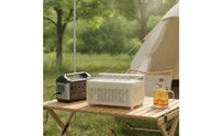 Compact Portable Countertop Ice Maker Electric Portable Ice Maker Fast Appliance Quiet for Campers, Travelers, Camping, Office