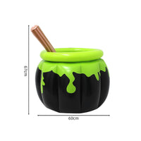 Halloween Ice Container Black Witch Cauldron Cooler Large Capacity