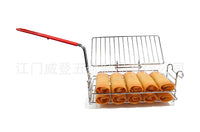 Taco Frying Basket Set - Double Layer Tortilla Fryer Basket with Spring Roll Shaping Rack