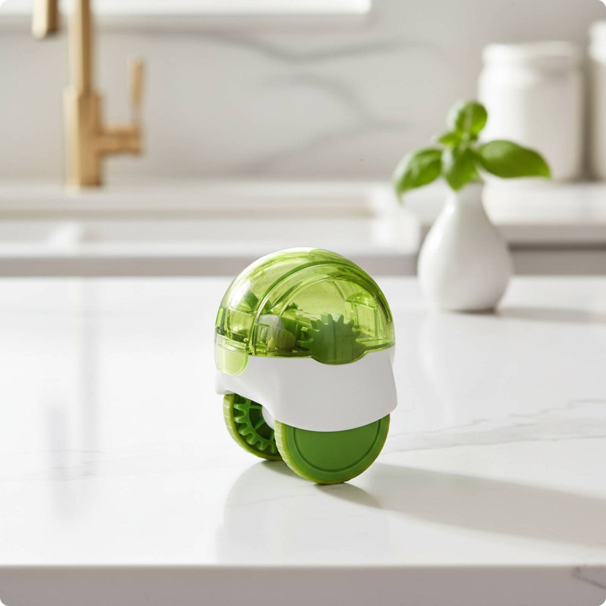 Roller Garlic Chopper Portable Manual Garlic Crusher Stainless Steel