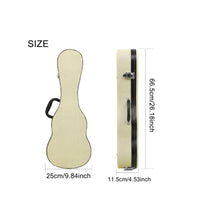 Ukuleles Hard Case Lockable Ukuleles Case with Storage Compartment Secure for Artists, Travel