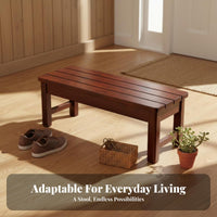 Rectangular Utility Stool Waterproof Single-Level Riser Anti for Home