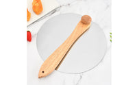 Folding Pizza Paddle Heat-Resistant Wood Handle Pizza Peel Dishwasher Cooking Tool