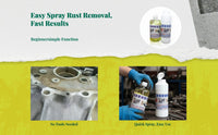 Engine rust remover spray