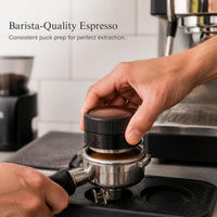 Gravity Coffee Tamper with Automatic Height Adjustment, 304 Stainless Steel