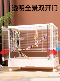 Chong Er Xin Jia Bird Cage for Parrots with Acrylic Door