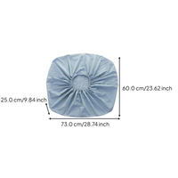 Washable zippered pet bed cover, custom sizes