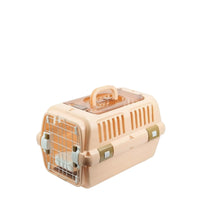 Hard-Shell Pet Carrier Wire Door Travel Gear Secure