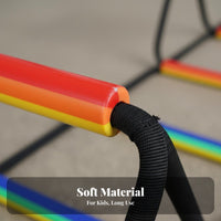 Multi-Purpose Multifunctional Agility Ladder Long-Lasting Speed and Agility Training Ladder Quick Setup Up Quick Setup for Children, Athletes, Home Gym, Outdoor