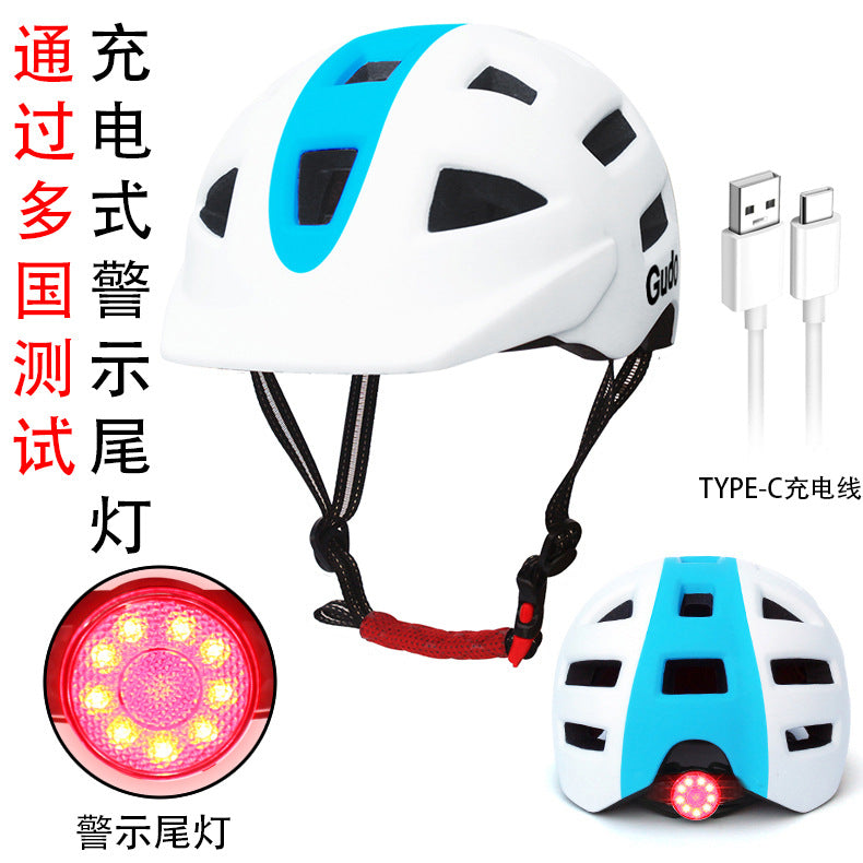 GUDOOK Cycling Helmet with Light, One-Piece Molded, Outdoor Sports Protection Gear