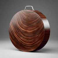Round Ironwood Chopping Board, Microbial Resistant, Thick Durable Wood, Kitchen Cutting Board, Easy to Clean