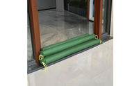 4 Pieces Heavy-Duty Canvas Sandbag with Drawstring Strong Flood Protection Sandbag Tube Empty Flood Barrier Bag Abrasion-Resistant for Homeowners