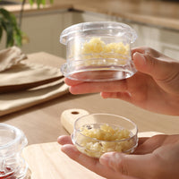 Press Garlic Mincer and Peeler, Plastic, 6x8 cm