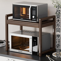 Kitchen Countertop Storage Rack for Microwave and Cookware