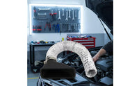 Carbon Fiber Pattern Air Duct Kit Universal Fit Carbon Fiber Pattern Air Funnel Easy to Install for Race Track