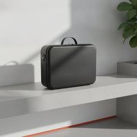 Hard Sided Case with Handle Sheltering Accessory Organizer with Zipper Compact Zipper Case for Travel, Commuting