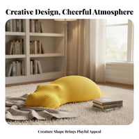 Hippopotamus Pouf Creative Shape creature Ottoman Soft and Comfortable for Parents