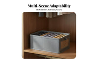 Large Capacity Foldable Clothes Storage Box Space-Saving Foldable Clothes Organizer Sturdy Frame for Students, Homeowners