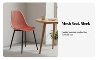 Molded Shell Chair with Dowel Legs Nordic Aesthetic Indoor Seating Modern Design Ergonomic Backrest for Office Workers