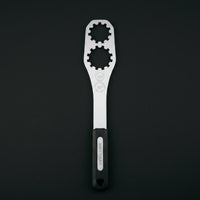 11T/12T Compatible Cassette Holding Wrench Non-Slip Handle Flywheel Removal Tool Stainless Steel Mountain Bike Repair Tool Laser Cut for Cyclists