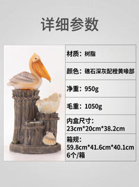 北欧风金色对鹿树脂摆件客厅玄关酒柜装饰品创意家居工艺品