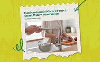 Touchless sensor faucet saves water for sinks