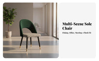 Upholstered Shellspine-Support Chair Modern Design Seating Furniture Minimalist and Design Soft Upholstery for Readers, Bedroom