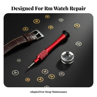 5 Point Pointed Screwdriver Long-Lasting Steel Construction 5 Prong Screwdriver for Watchmakers
