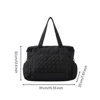 Travel Duffel Bag Organized Pockets Mother's Bag Removable Shoulder Strap for Moms, Women, Fitness