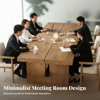 uncut edge unfinished perimeter Slab Table Modern & look and feel Office Furniture Large Surface Area Boardroom Desk for business leaders, Homeowners, Conference Room, Meeting Space
