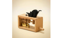 musical box with Open Compartment Manual Hand Crank musical box Nostalgic Decor for Desk