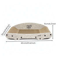 Cat Scratcher Sofa Bed Corrugated Cat Sofa Scratcher Curved for Cats