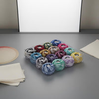 16 Pieces Size 8 Cotton Lace Thread Embroidered Ball Craft Thread