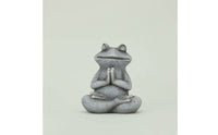 Meditating Meditation Frog Statue Zen Meditating Frog Statue Cute for Shelf