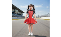 Dress Zipper Closure Costume Flared Costume Dress for Girls, Kids, Halloween
