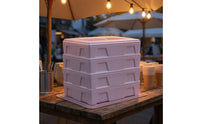 5 Pieces Expanded Polypropylene Insulated Box Molded Structure Rectangular Insulated Box Thermal Chill Carton Recessed Side