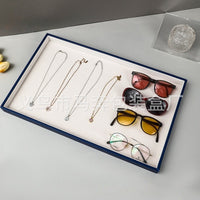 Portable Square Jewelry Display Tray with Cloth Cover